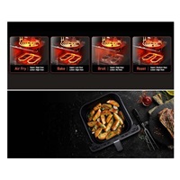 BAZAR - Cosori Dual Blaze 6.4L SMART horkovzdušná  fritéza + 5x špíz a gril. rošt, grey - Poškozený kus