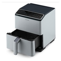 BAZAR - Cosori Dual Blaze 6.4L SMART horkovzdušná  fritéza + 5x špíz a gril. rošt, grey - Poškozený kus