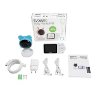 EVOLVEO Baby Monitor N3, LCD displej, IR přísvit, modrá