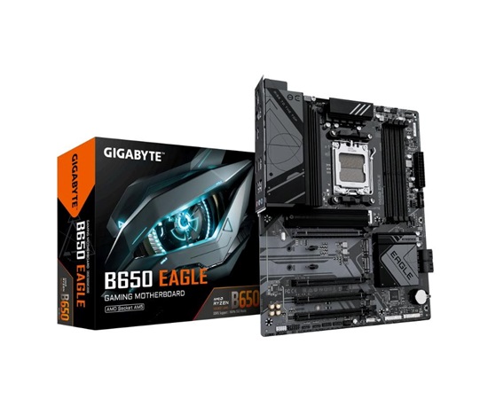 BAZAR - GIGABYTE MB Sc AM5 B650 EAGLE, AMD B650, 4xDDR5, 1xDP, 1xHDMI - Po opravě (Bez příšlušenství)