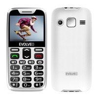 EVOLVEO EasyPhone XR, mobilní telefon pro seniory s nabíjecím stojánkem, bílá