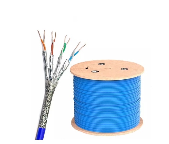 DIGITUS CAT 6A U-FTP Kabel 4x2,drát AWG23, LSOH, modrý, 305m