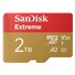 SanDisk micro SDXC karta 2TB Extreme (240 MB/s A2 UHS-I U3 V30) + adaptér