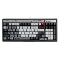 A4tech Bloody B950 podsvícená mechanická herní klávesnice RGB, Brown Switch, USB, CZ, šedá