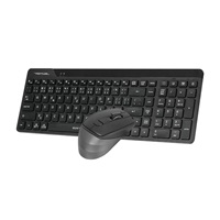 A4tech FG2400 Air2, bezdrátový kancelářský set klávesnice s myší, CZ, černá