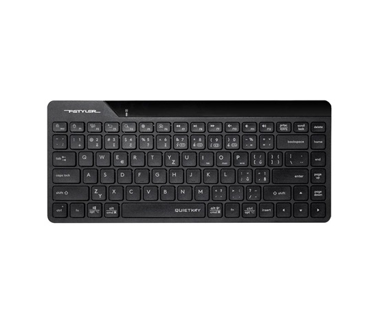 A4tech FStyler FBK22 AS, bezdrátová Dual mode Bluetooth+2,4G klávesnice, CZ, černá