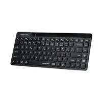 A4tech FStyler FBK22 AS, bezdrátová Dual mode Bluetooth+2,4G klávesnice, CZ, černá