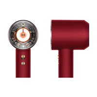Dyson Supersonic Nural HD16 fén na vlasy, 1600 W, difuzér, 4 teploty, 3 rychlosti, Red Velvet / Gold