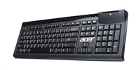 ACER Wired Smart Card reader Keyboard, drátová, USB2.0, čtečka chytrých karet, Black, Membrane Switch, CZ/SK layout