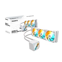 GIGABYTE Vodní chladič GAMING 360 ICE, 3x120mm, ARGB, LGA1851, AM5, bílá