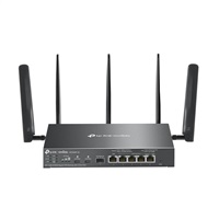 TP-Link ER706WP-4G OMADA VPN 4G+Cat6 router (AX3000,1xSFP WAN/LAN,1xGbEWAN,4xGbELAN/WAN,4xPoE+,45W,2xnanoSIM)