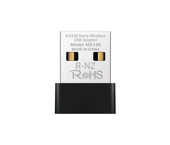 MERCUSYS MA14N WiFi6 USB nano adapter (AX300,2,4GHz/5GHz,USB2.0)