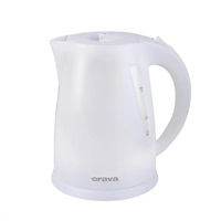 Orava VK-3117 W varná konvice 2000 W, 1.7 l, automatické vypnutí, bílá