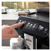 DeLonghi Eletta Explore ECAM 450.55.G automatický kávovar, 1450 W, 19 barů, systém LatteCrema, mlýnek na kávu