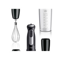 Braun MultiQuick 5 Pro ponorný mixér, 1000 W, 25 rychlostí + Turbo, ergonomická rukojeť, EasyClick Plus, černá