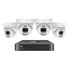 iGET HOMEGUARD HGNVK84804 - kamerový PoE set 2K NVR 8CH + 4x venkovní kamera se zvukem
