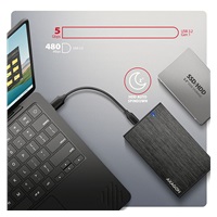 AXAGON EE25-XA6C, USB-C 5Gbps - SATA 6G, 2.5" kovový ALINE box