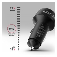 AXAGON PWC-PQ48 nabíjačka do auta 48W, USB-A+USB-C, PD3.0/PPS/QC4+/SFC/Apple
