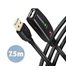 AXAGON ADR-207, USB 2.0 A-M -> A-F aktívny predlžovací / repeater kábel, 7.5m