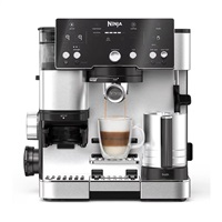 Ninja ES501EU Luxe™ Essential, kávovar 2v1, integrovaný mlýnek, váha, Barista Assist, automatické pěnění mléka
