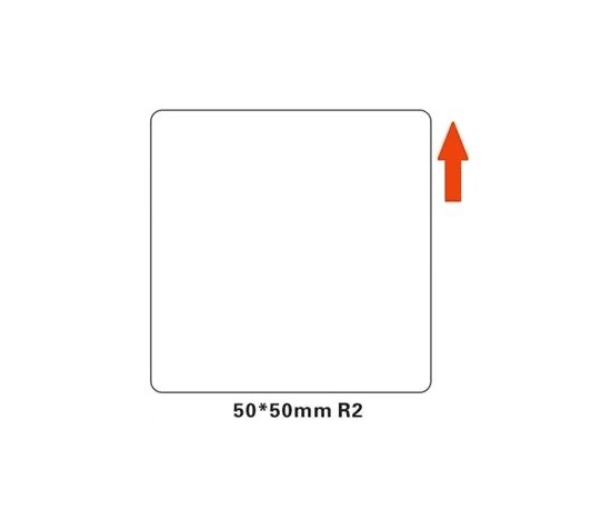 BAZAR - Niimbot štítky R 50x50mm 150ks White pro B21, B21S, B3S, B1 - Poškozený obal (Komplet)