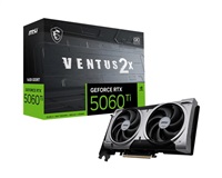 MSI VGA NVIDIA GeForce RTX 5060 Ti 16G VENTUS 2X OC PLUS, RTX 5060 Ti, 16GB GDDR7, 3xDP, 1xHDMI