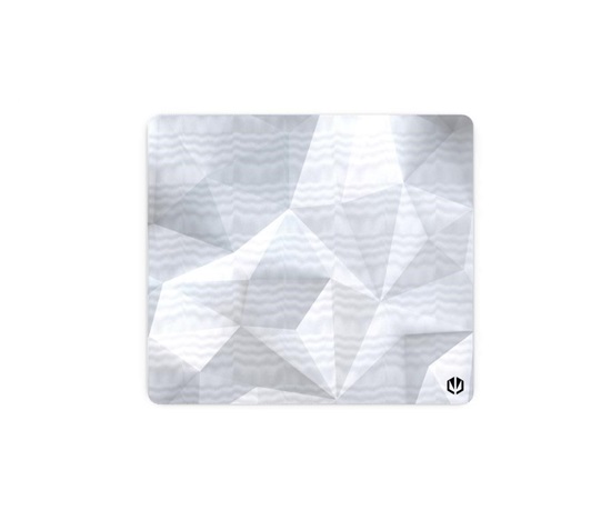 Endorfy Podložka pod myš Crystal Onyx White L, 40 x 45 cm, Voděodolná, Bílá