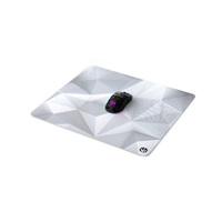 ENDORFY Podložka pod myš Crystal Onyx White L, 400x450x3, bílá