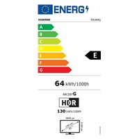Hisense 55U6NQ 55" TV, 60 Hz, Mini LED, Dolby vision IQ, HDR, WiFi, Bluetooth