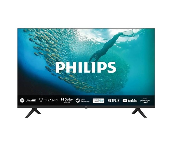 Philips 50PUS7009/12 50" TV, 4K Ultra HD, LED, Titan OS, Dolby Atmos, WiFi, HDMI, HDR, Pixel Precise Ultra HD