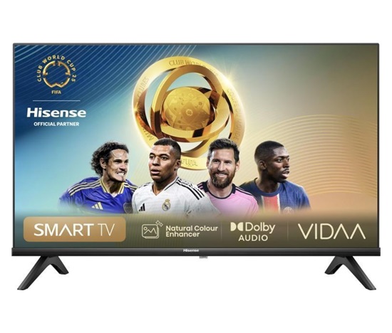 Hisense 32A4N 32" TV, HD Ready, DLED, WiFi, HDMI, USB, DTS, VIDAA Smart OS
