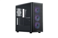 Cooler Master case Elite 502, Průhledná bočnice, ATX, 3x 120mm ARGB Fan, černá