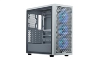 Cooler Master case Elite 502 White, Průhledná bočnice, ATX, 3x 120mm ARGB Fan, bílá