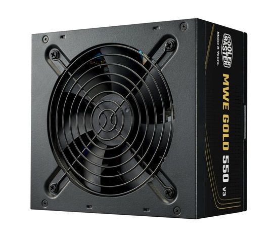 Cooler Master zdroj MWE Gold 550W V3, 120mm, 80+ Gold, ATX 3.1