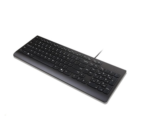 LENOVO Essential Wired Keyboard Black Czech/Slovakia
