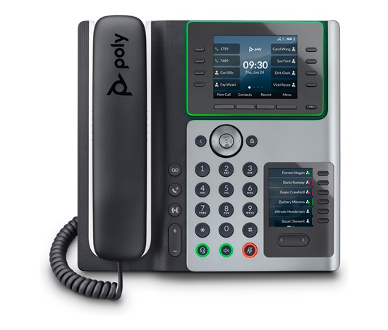 Poly Edge E450 IP telefon, PoE