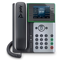 Poly Edge E350 IP telefon, PoE