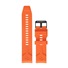 Garett řemínek 22 mm, oranžový silikonový