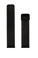 Garett univerzální řemínek 22 mm, černý kovový, typ Mesh