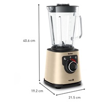 Tefal BL871A31 Perfectmix+ Beige stolní mixér, 1200 W, 28000 ot/min, 6 nožů, přednastavené programy
