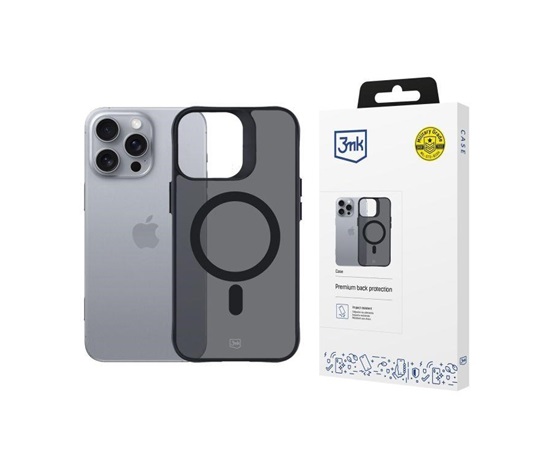 BAZAR - 3mk Smoke MagCase pro Apple iPhone 16 Pro Max - Poškozený obal (Komplet)