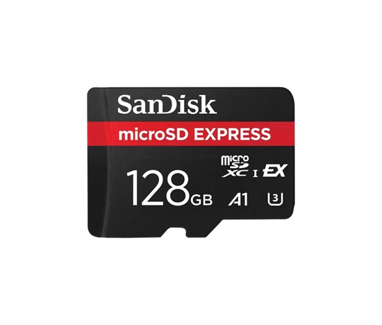 SanDisk micro SDXC karta 128GB Express (880/480 MB/s,  A1,  UHS-I,  U3)