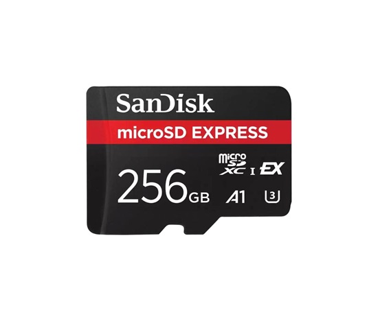 SanDisk micro SDXC karta 256GB Express (880/650 MB/s,  A1,  UHS-I,  U3)