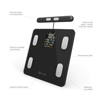 TrueLife FitScale W8 BT Black - osobní diagnostická bluetooth váha