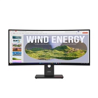LENOVO LCD T34WD-40 - 34",VA,matný,21:9,3440x1440,120Hz,4ms,300cd,3000:1,HDMI,DP,USB-C,PD100W,RJ45,USBhub,VESA