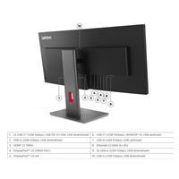 LENOVO LCD P34WD-40 -  34‘‘ ECO-IPS,21:9,3440x1440,120Hz,350cd,2000:1,4ms,repro,2xHDMI,DP,DC,USB-C(140W PD),RJ45,VESA