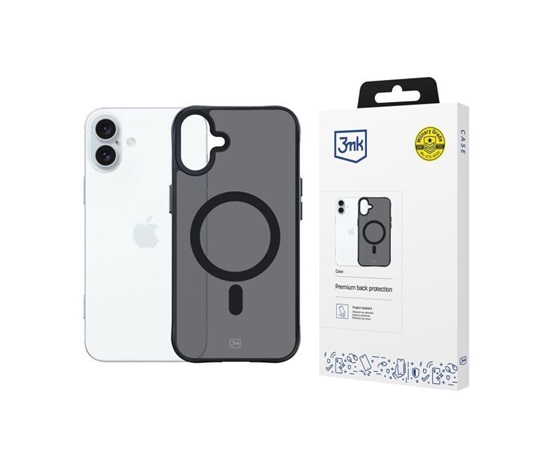 BAZAR - 3mk Smoke MagCase pro Apple iPhone 16 Plus - Poškozený obal (Komplet)