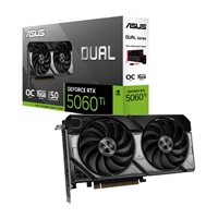 ASUS VGA NVIDIA GeForce RTX 5060 Ti DUAL OC 16G, 16GB GDDR7, 3xDP, 1xHDMI