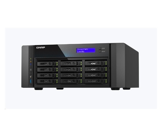 QNAP TS-h1277AFX-R7-32G (8C/AMDRyzen79000/5,5GHz/32GBRAM/12xSATA/2x2,5GbE/2x10GbE/3xUSB3.2/3xPCIe/1xHDMI)