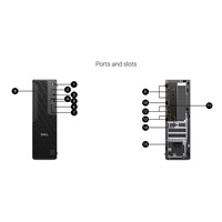 DELL PC Pro Max Slim FCS1250/360W/TPM/U7-265/32GB/1TB SSD/Nvidia A1000/vPro/Kb/Mouse/W11 Pro/3Y PS NBD
